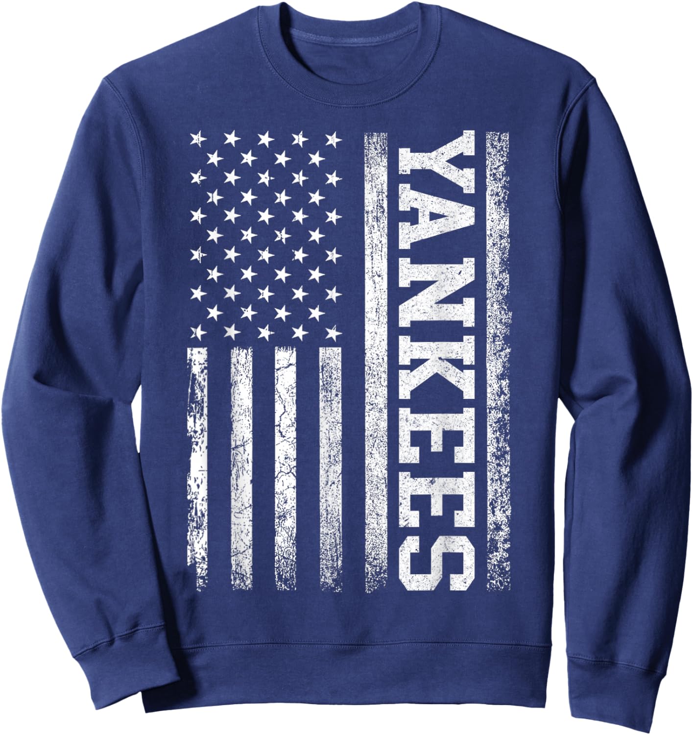 Yankees US Flag Sweatshirt - Sweatshirt | Navy