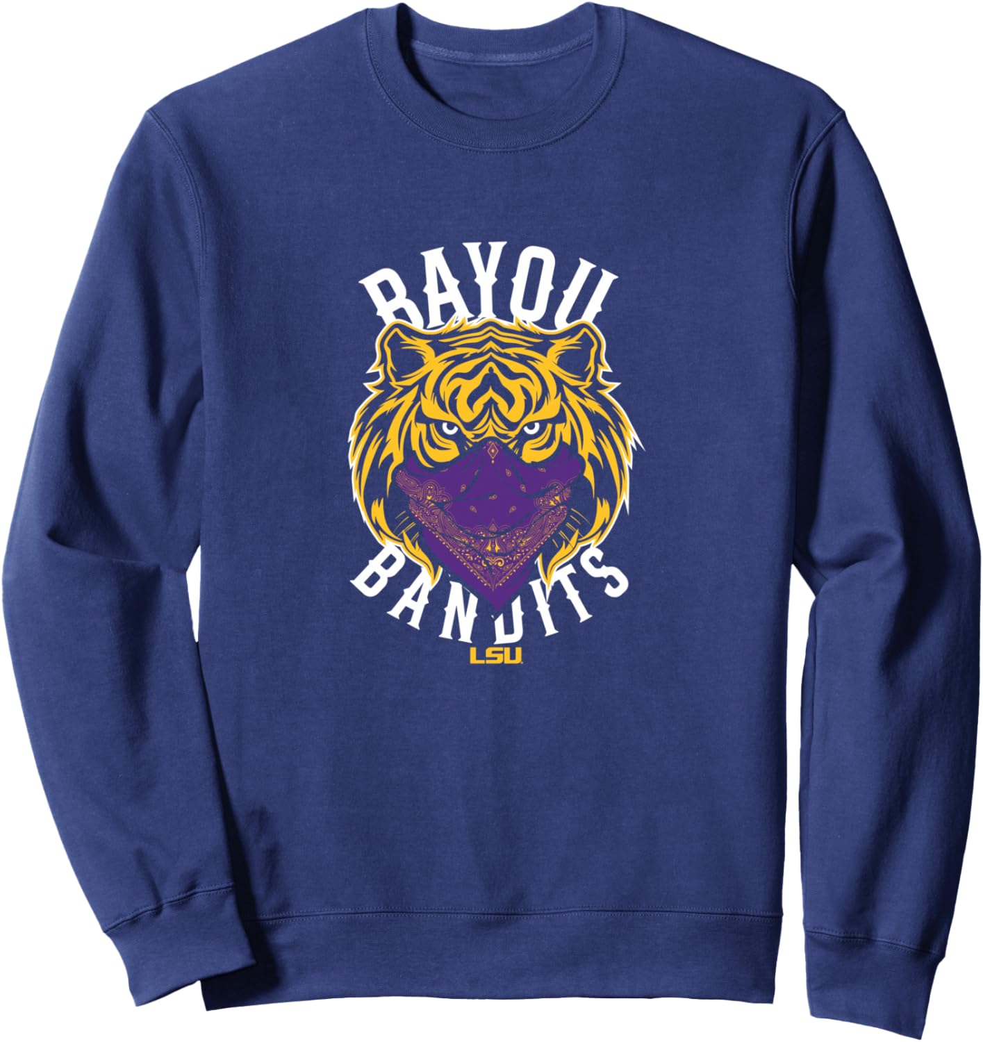 LSU Football - Bayou Bandits - LSU Tigers Sweatshirt - Sweatshirt | Navy