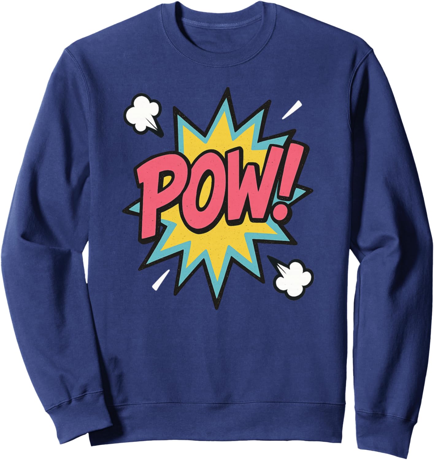 Pow! Superhero Comic Book Bubble Sweatshirt - Sweatshirt | Navy