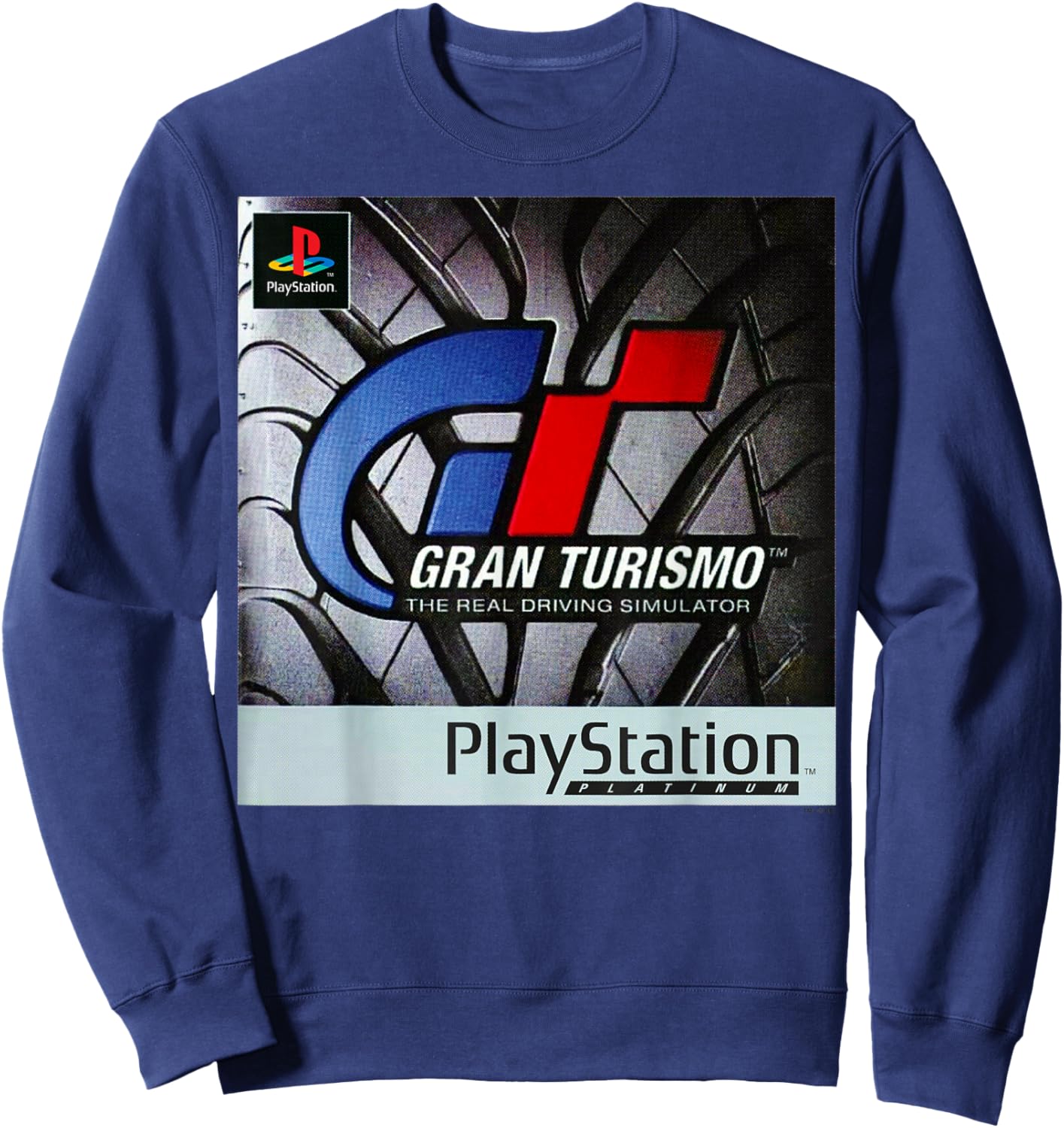 PlayStation Gran Turismo The Real Driving Simulator PS1 Art Sweatshirt - Sweatshirt | Navy