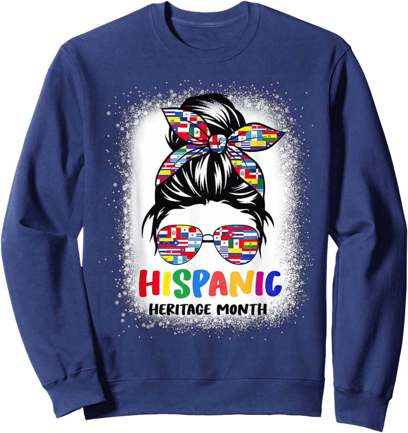 Hispanic Heritage Month Sweatshirt - Sweatshirt | Navy