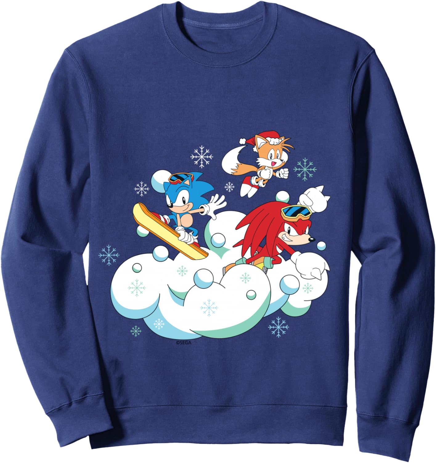 Sonic Christmas Classic Collection - Holiday Art Sweatshirt - Sweatshirt | Navy