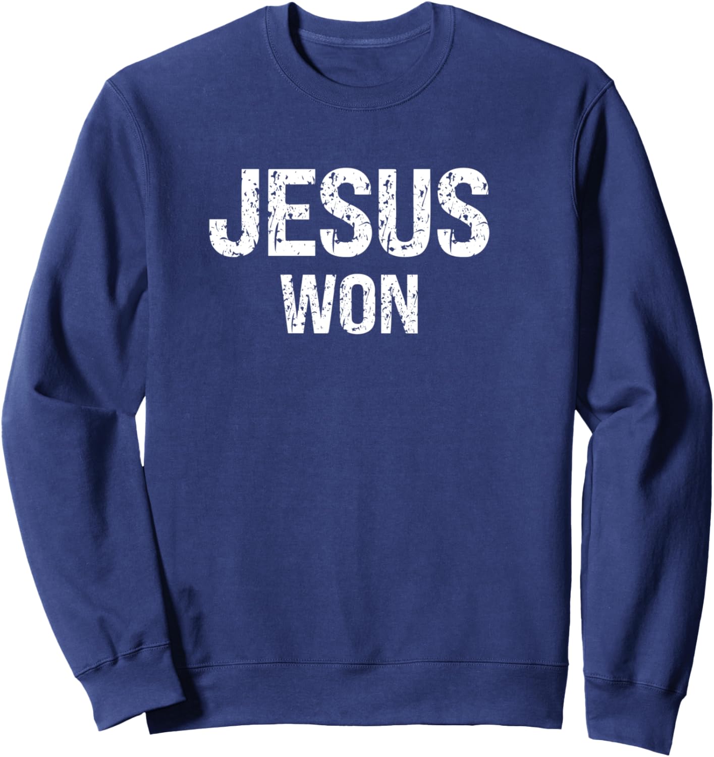 Jesus Won Sweatshirt - Sweatshirt | Navy