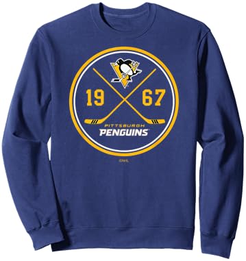 Pittsburgh Penguins Prize Dark Heather Officially Licensed Sweatshirt - Sweatshirt | Navy