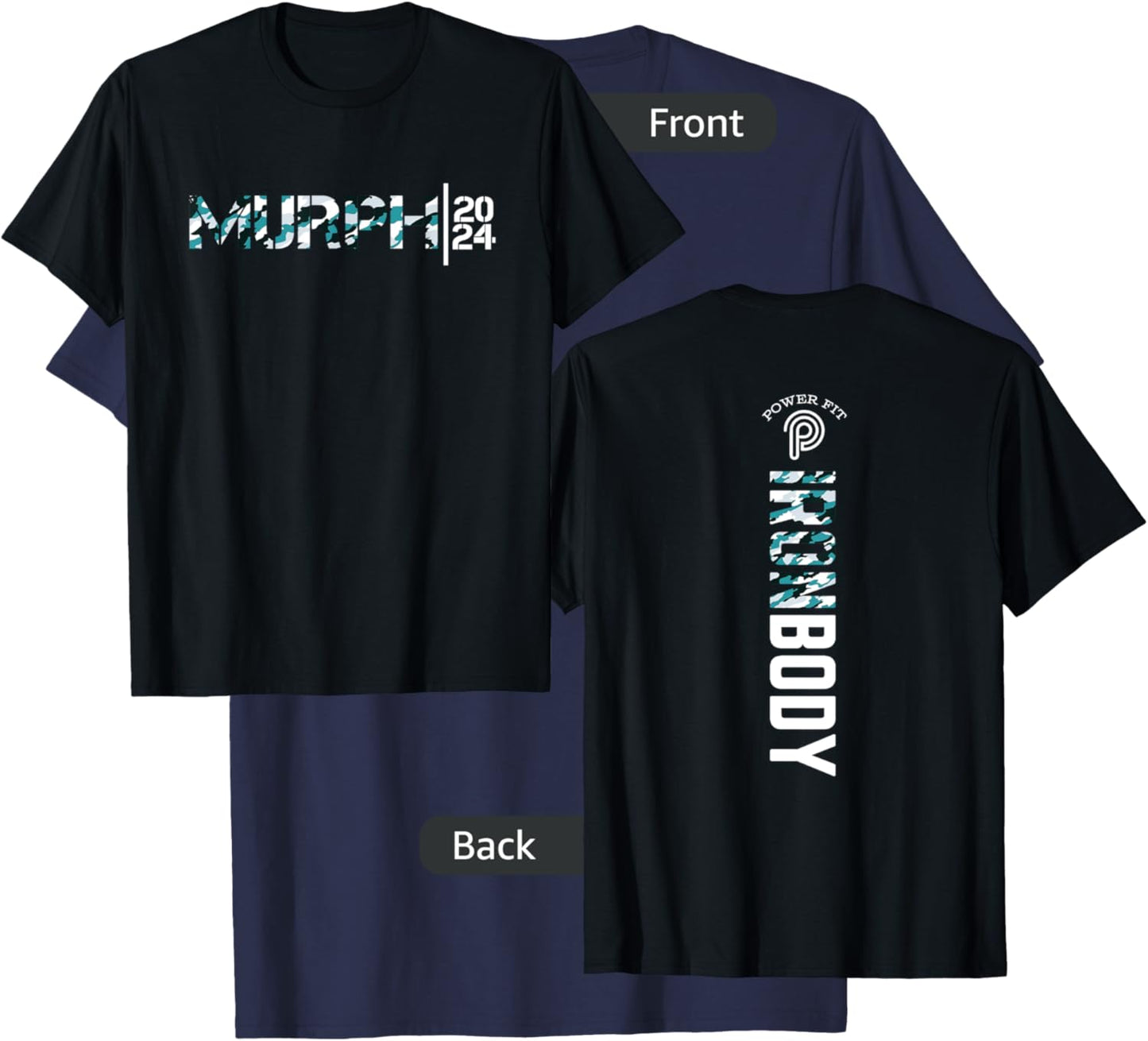 Murph Iron Body Amarillo Dark T-Shirt - T-Shirt | Navy