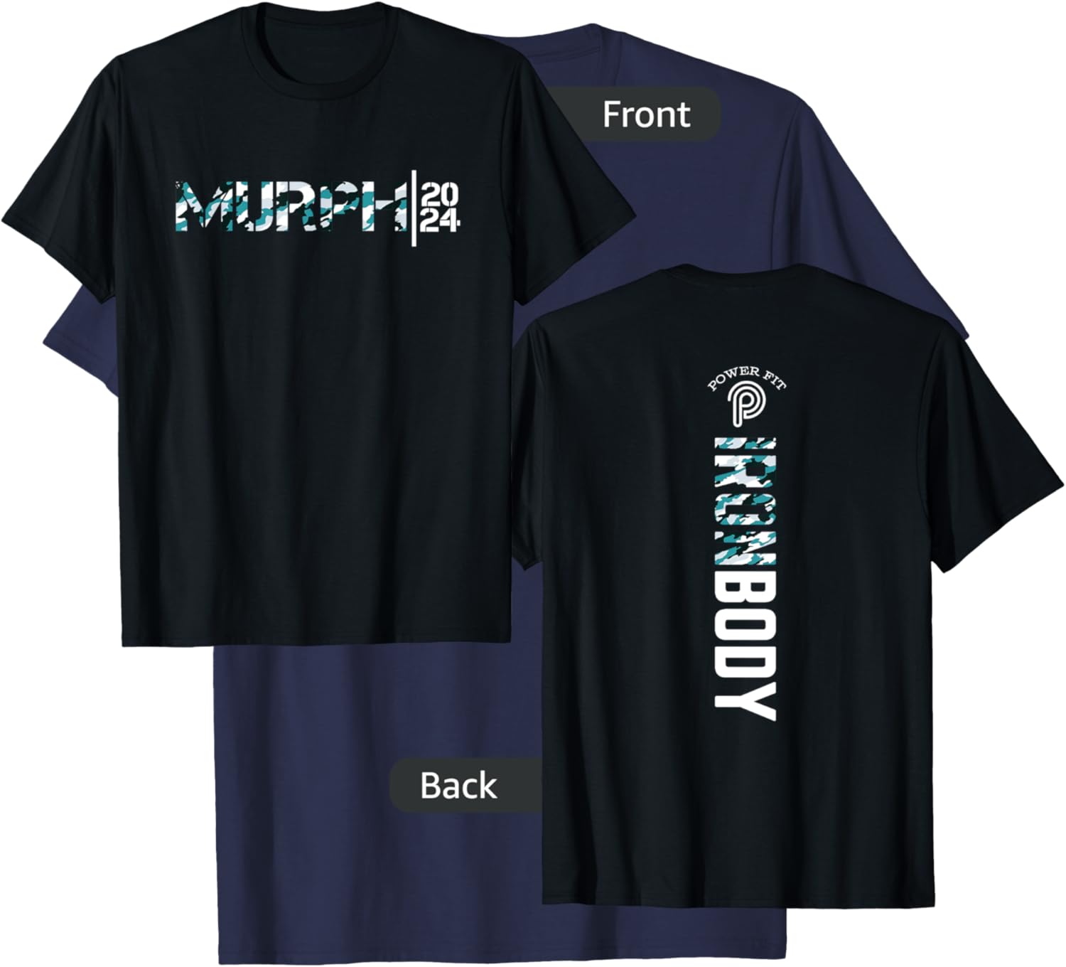Murph Iron Body Amarillo Dark T-Shirt - T-Shirt | Navy