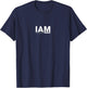 I AM Melodic Techno Fan, Club Wear, Trance, Rave, Alfred , black, S T-Shirt - T-Shirt | Navy