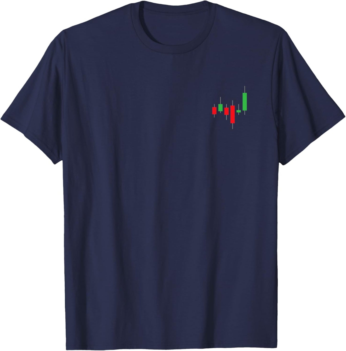 Cute Stock Market Art Women Stock Trader Day Trading T-Shirt - T-Shirt | Navy