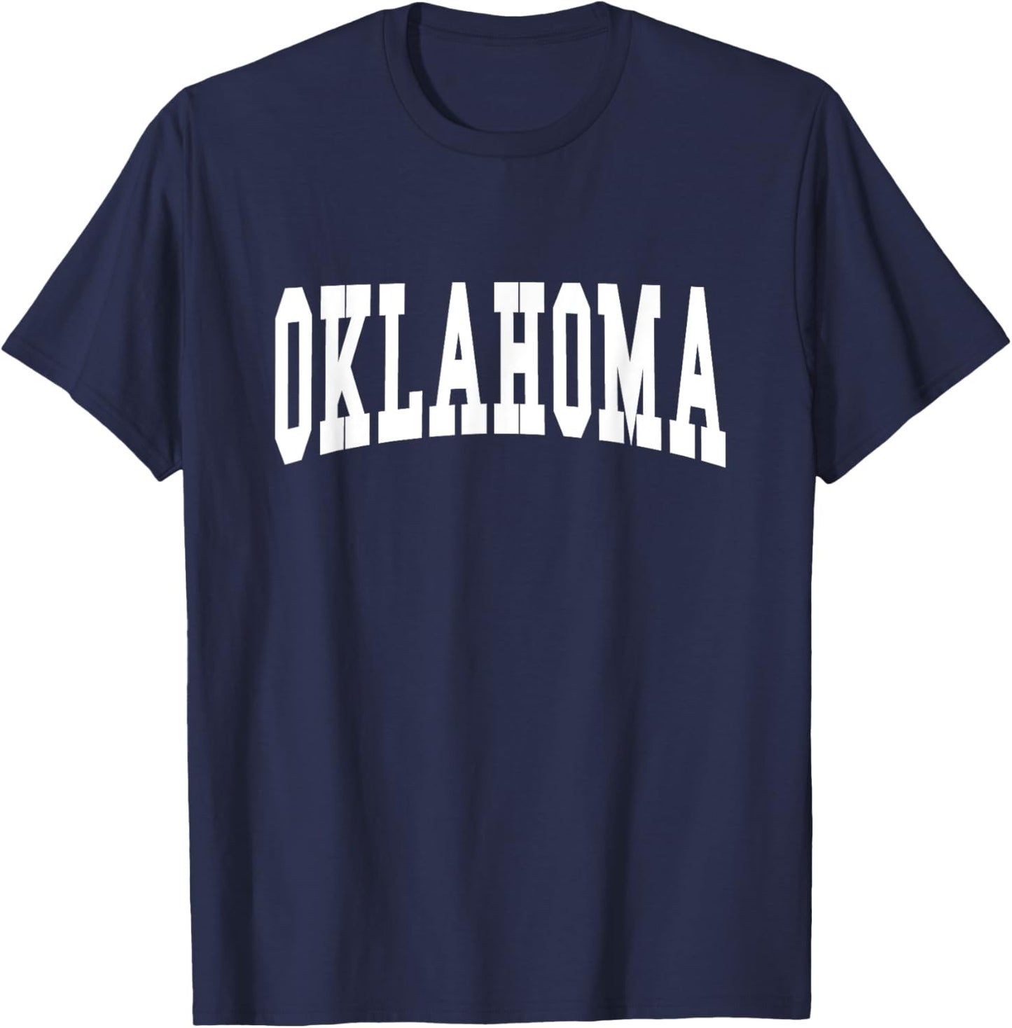 OKLAHOMA - Throwback Design - Classic T-Shirt - T-Shirt | Navy