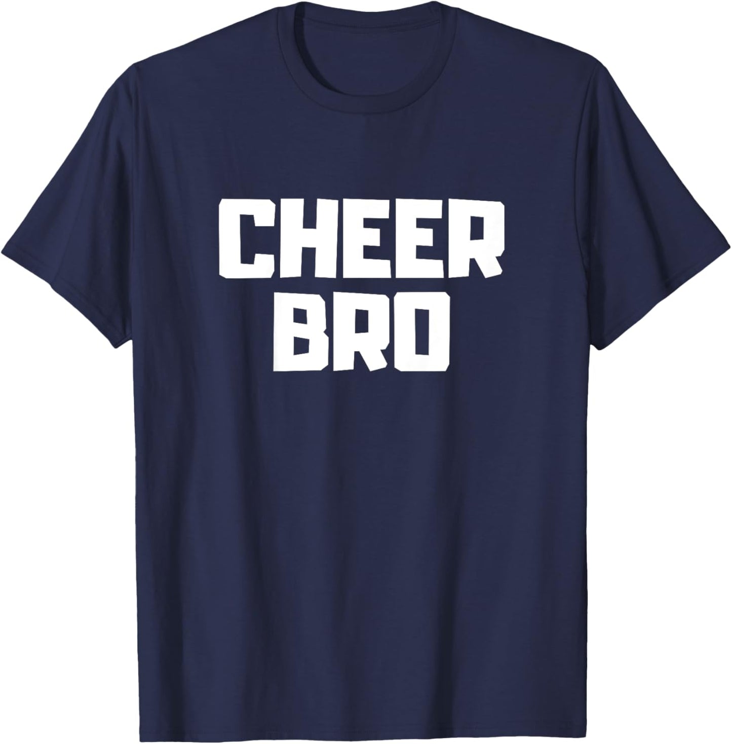 Kids Cheer Bro Cheerleader Brother T-Shirt - T-Shirt | Navy