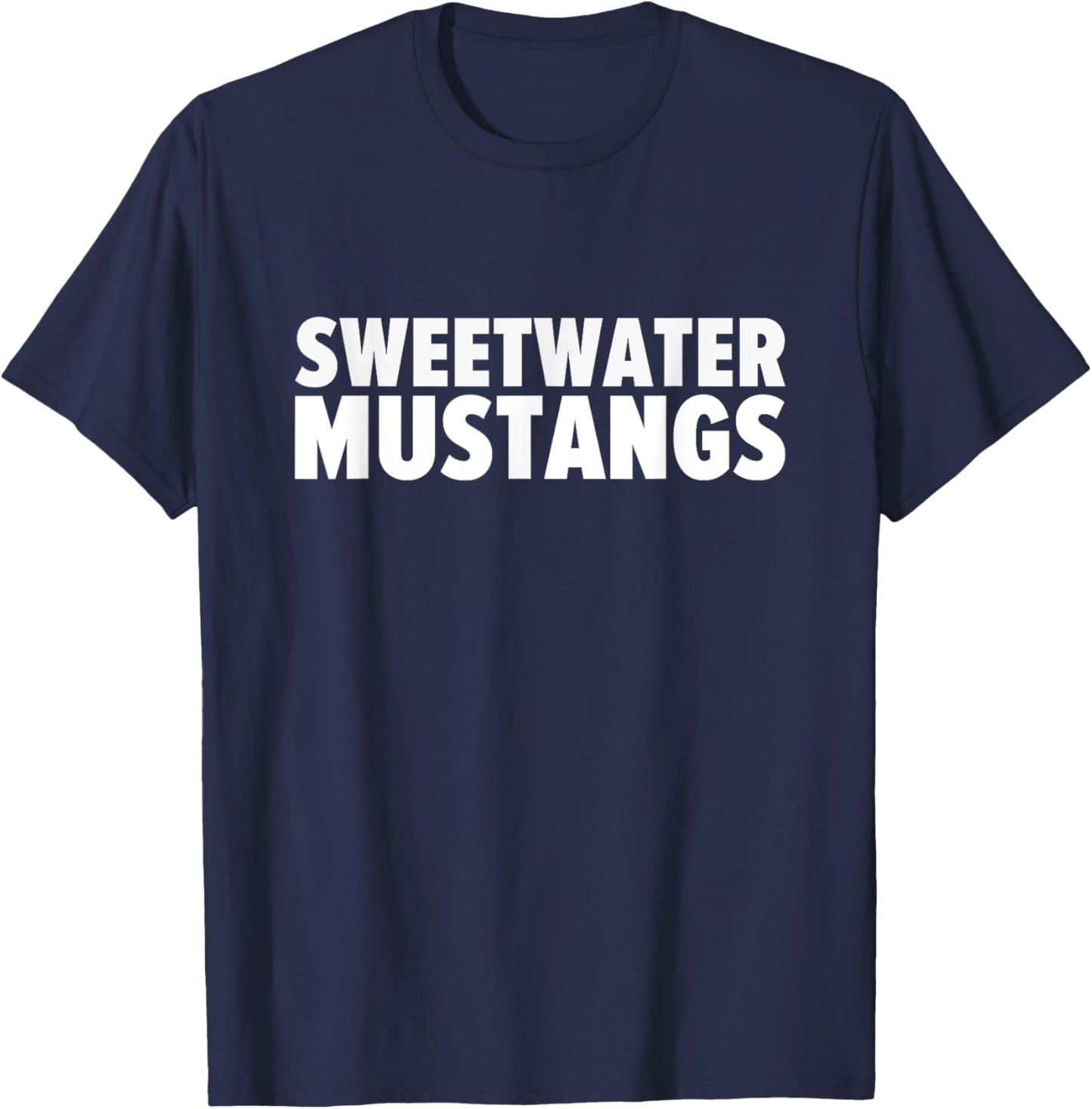 Sweetwater Mustangs Bold T-Shirt - T-Shirt | Navy