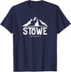 Stowe Vermont T-Shirt - T-Shirt | Navy