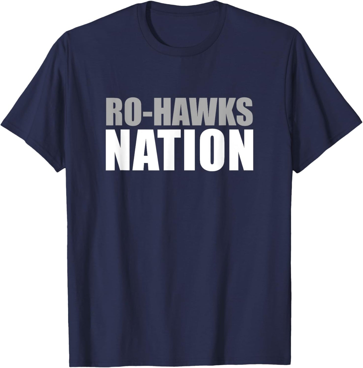 Randolph Ro-Hawks Nation HS T-Shirt - T-Shirt | Navy