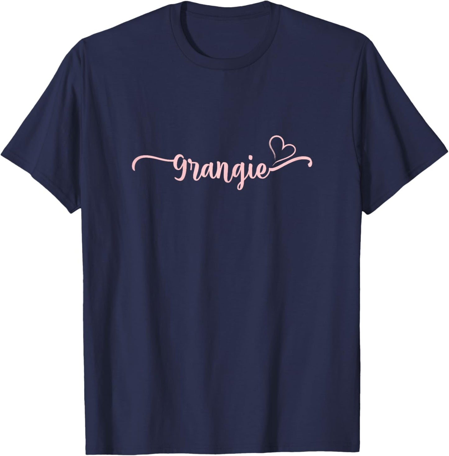 Grangie Heart Xmas Grandma Women Mother's Day Christmas T-Shirt - T-Shirt | Navy