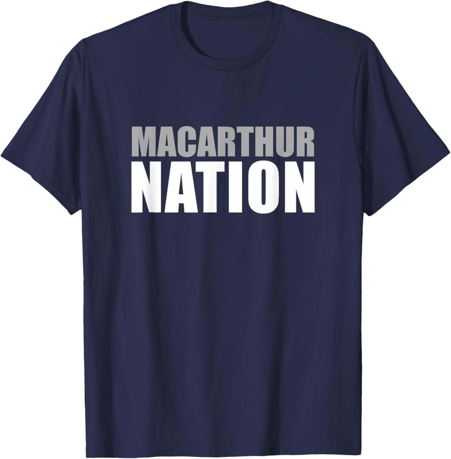 Macarthur High School Nation T-Shirt - T-Shirt | Navy