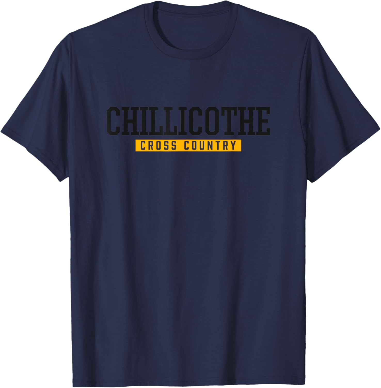 Chillicothe High School Cross Country T-Shirt - T-Shirt | Navy