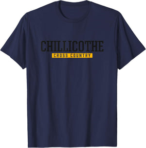 Chillicothe High School Cross Country T-Shirt - T-Shirt | Navy