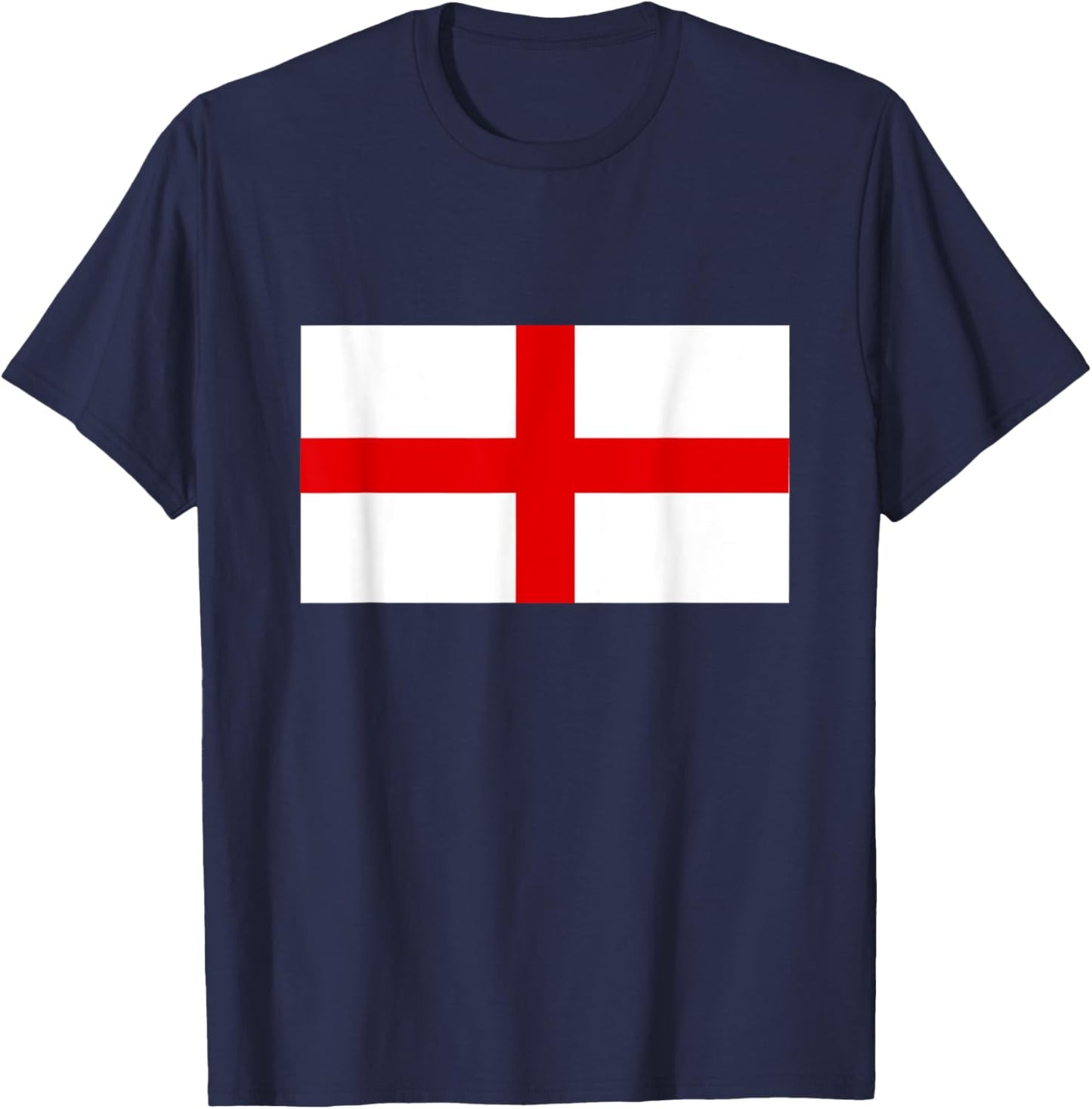 England Flag for English Men Women Kids King's Day T-Shirt - T-Shirt | Navy