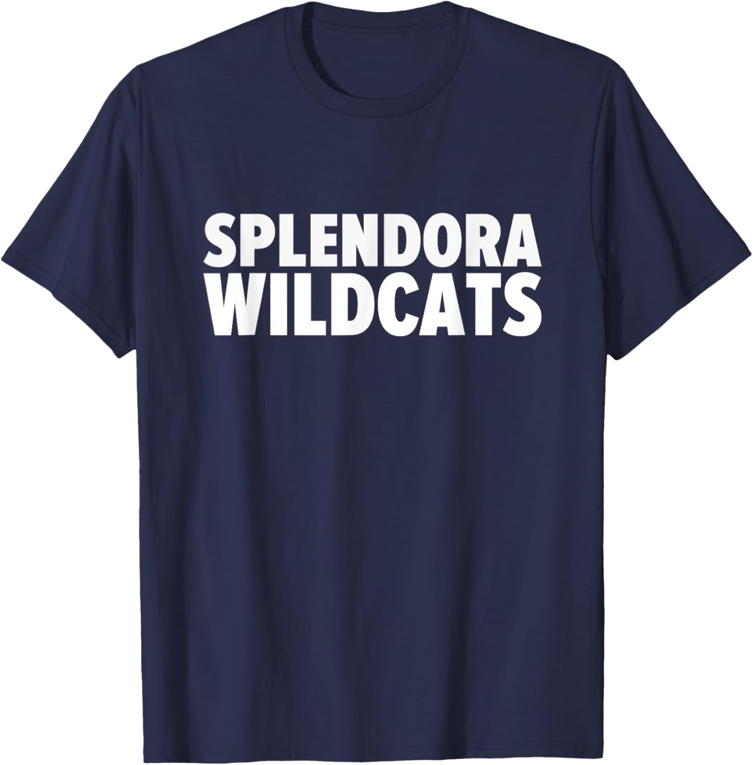 Splendora Wildcats Bold T-Shirt - T-Shirt | Navy
