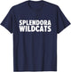 Splendora Wildcats Bold T-Shirt - T-Shirt | Navy