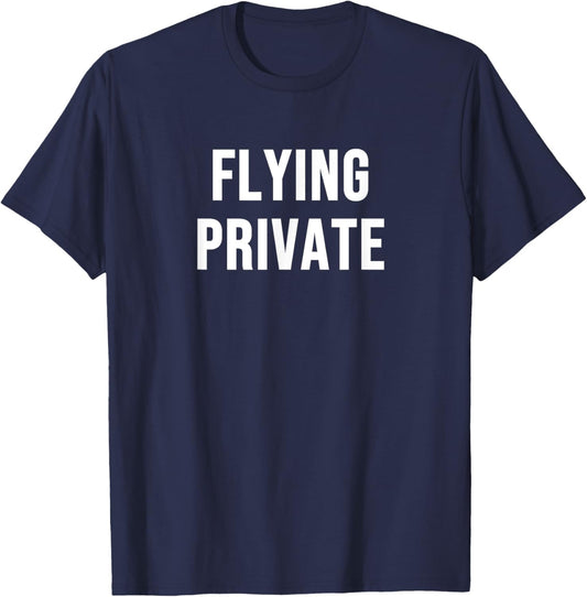 Flying Private T-Shirt - T-Shirt | Navy