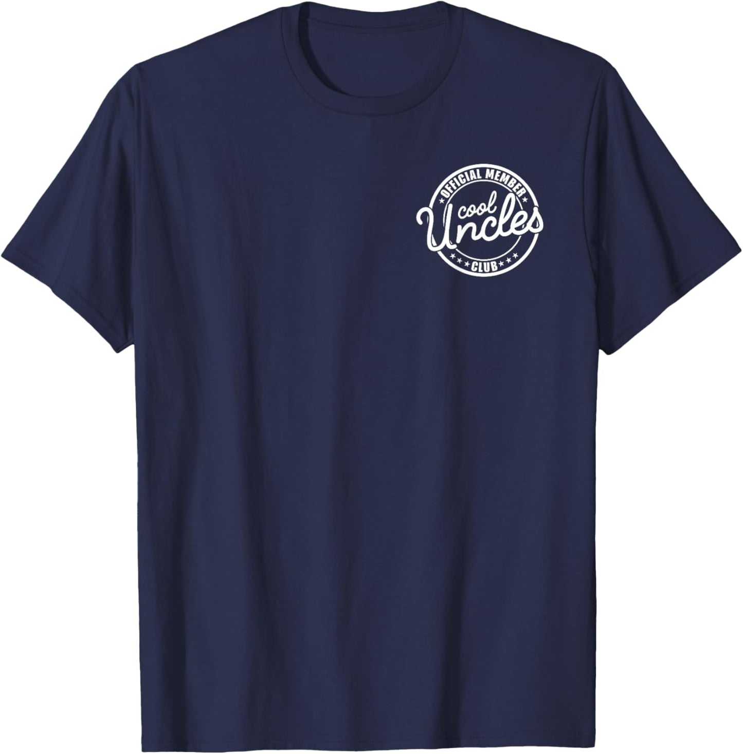 Official Member Cool Uncles Club Funny Uncle Father's Day T-Shirt - T-Shirt | Navy