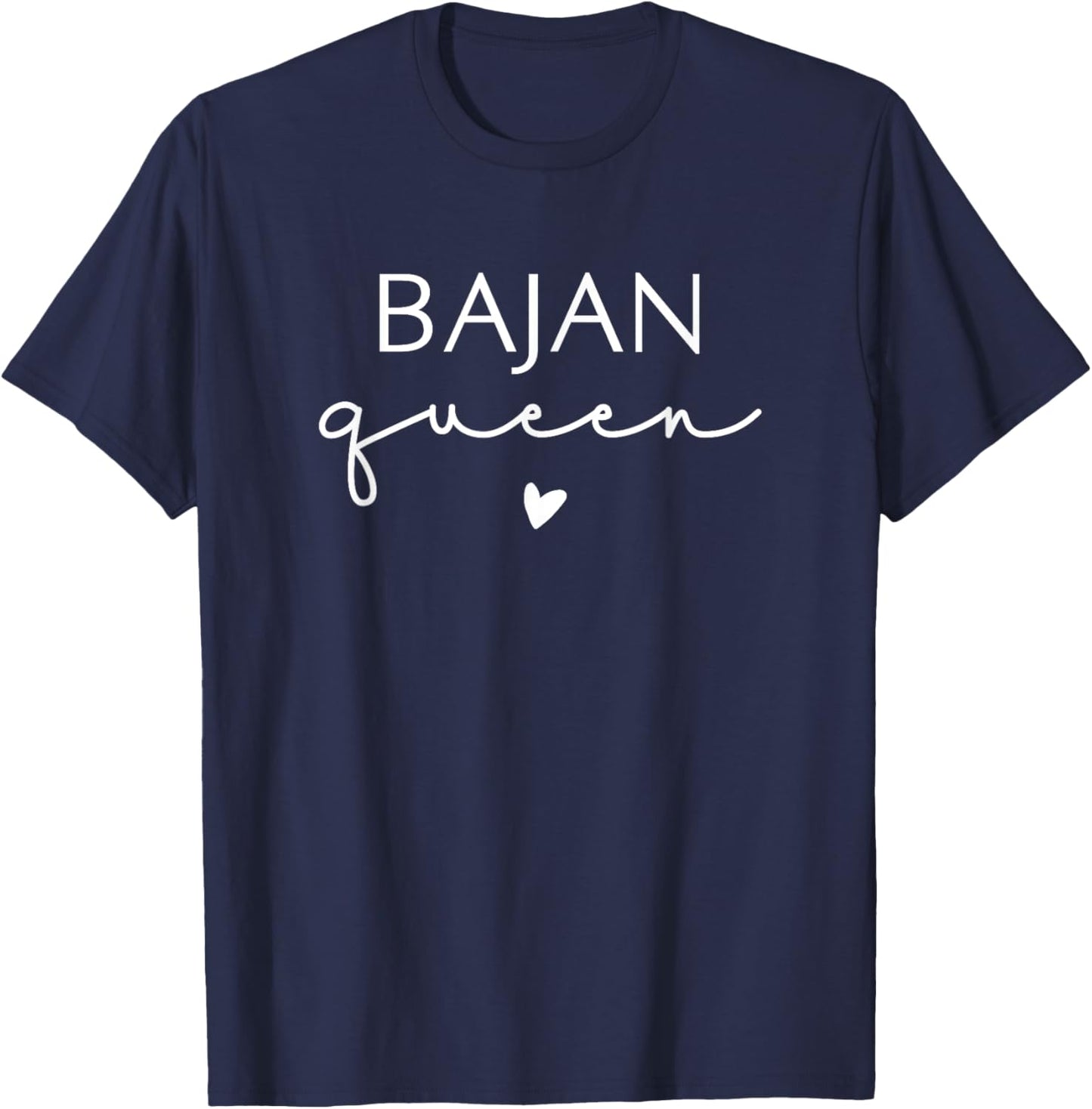 Bajan Queen Barbados T-Shirt - T-Shirt | Navy