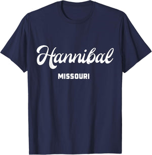 Hannibal Missouri T-Shirt - T-Shirt | Navy