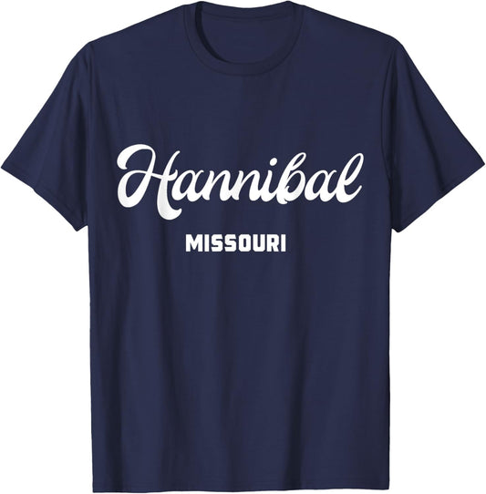 Hannibal Missouri T-Shirt - T-Shirt | Navy