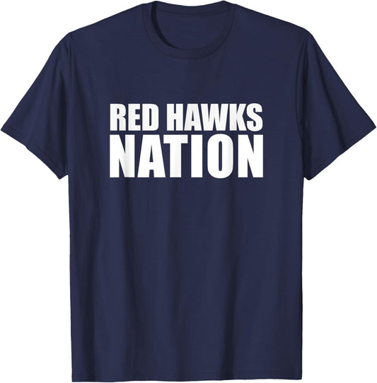 Milton Red Hawks Nation HS T-Shirt - T-Shirt | Navy