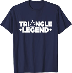 Triangle Legend Design for a Triangle player T-Shirt - T-Shirt | Navy
