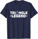 Triangle Legend Design for a Triangle player T-Shirt - T-Shirt | Navy