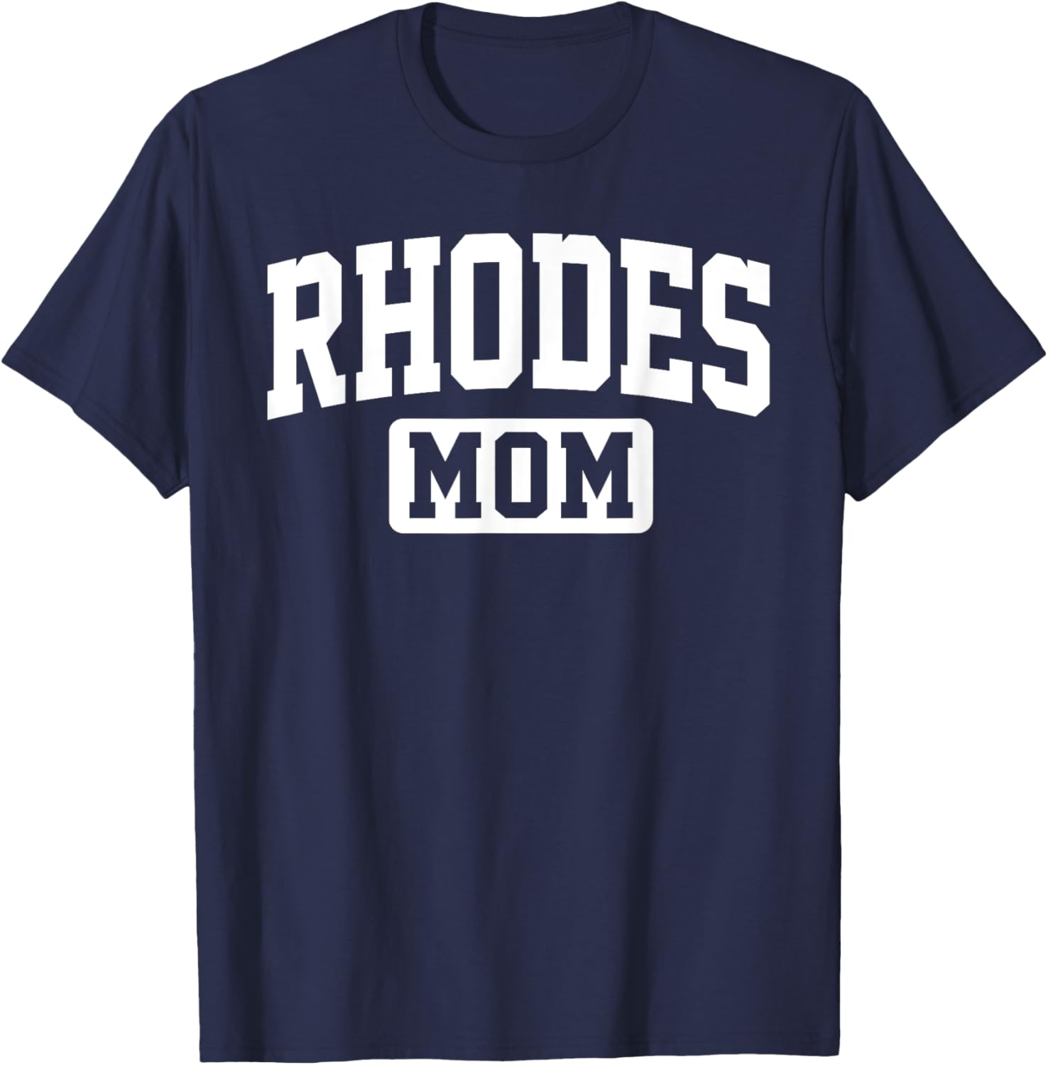 Rhodes College Mom Mother Arch Vintage Family Men Women T-Shirt - T-Shirt | Navy
