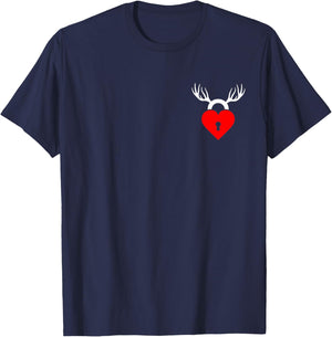 Cuckold CUCK HORNS , Small, Black T-Shirt - T-Shirt | Navy