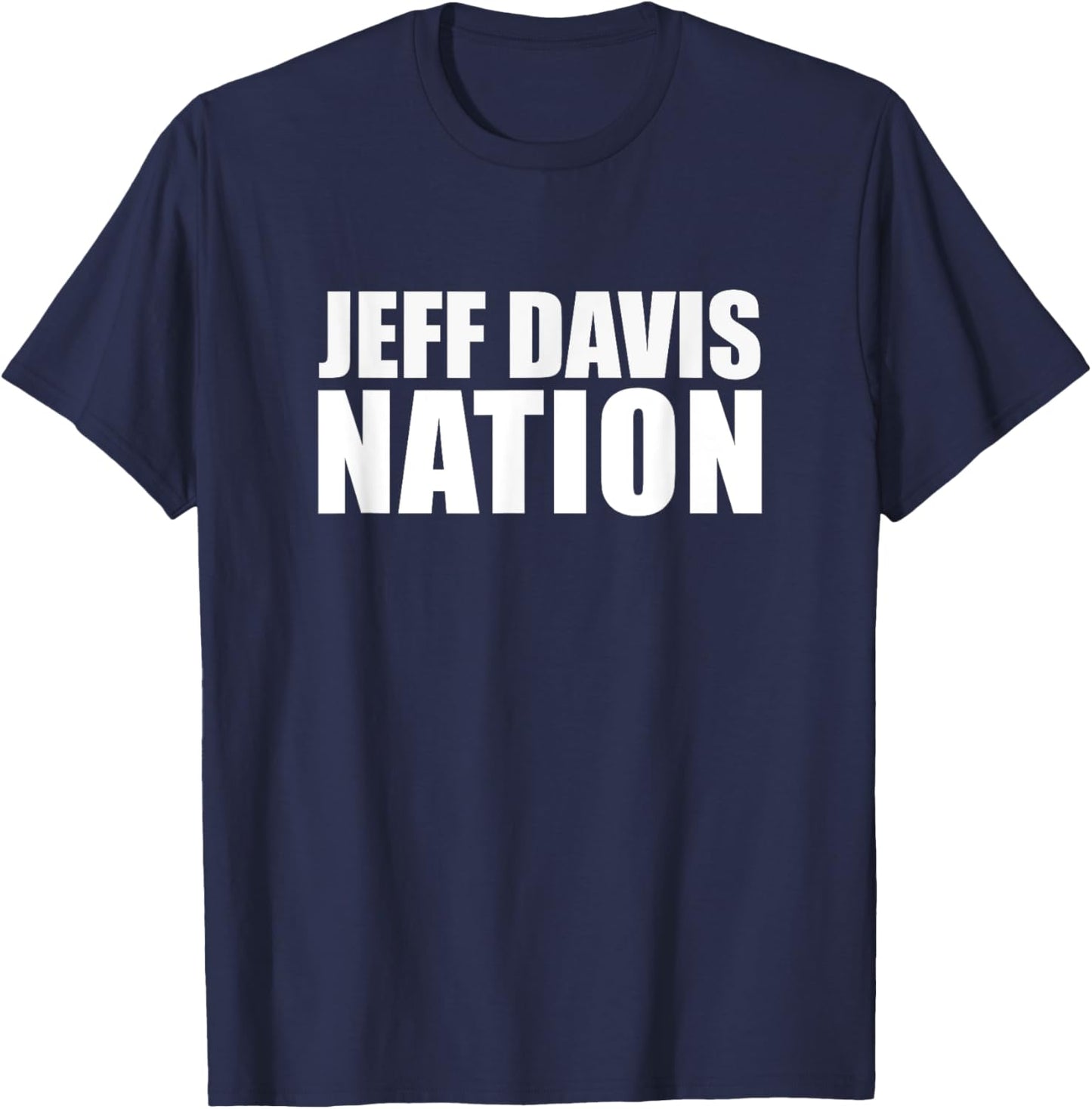 Jeff Davis High School Nation T-Shirt - T-Shirt | Navy