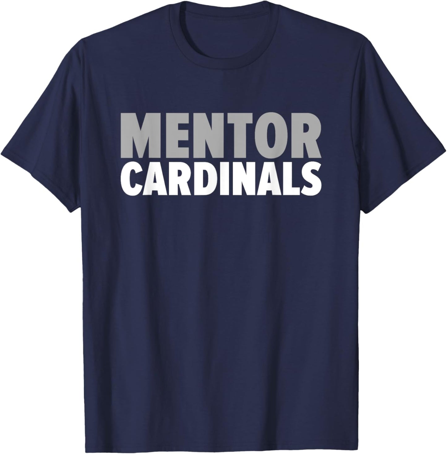 Mentor Cardinals Bold T-Shirt - T-Shirt | Navy