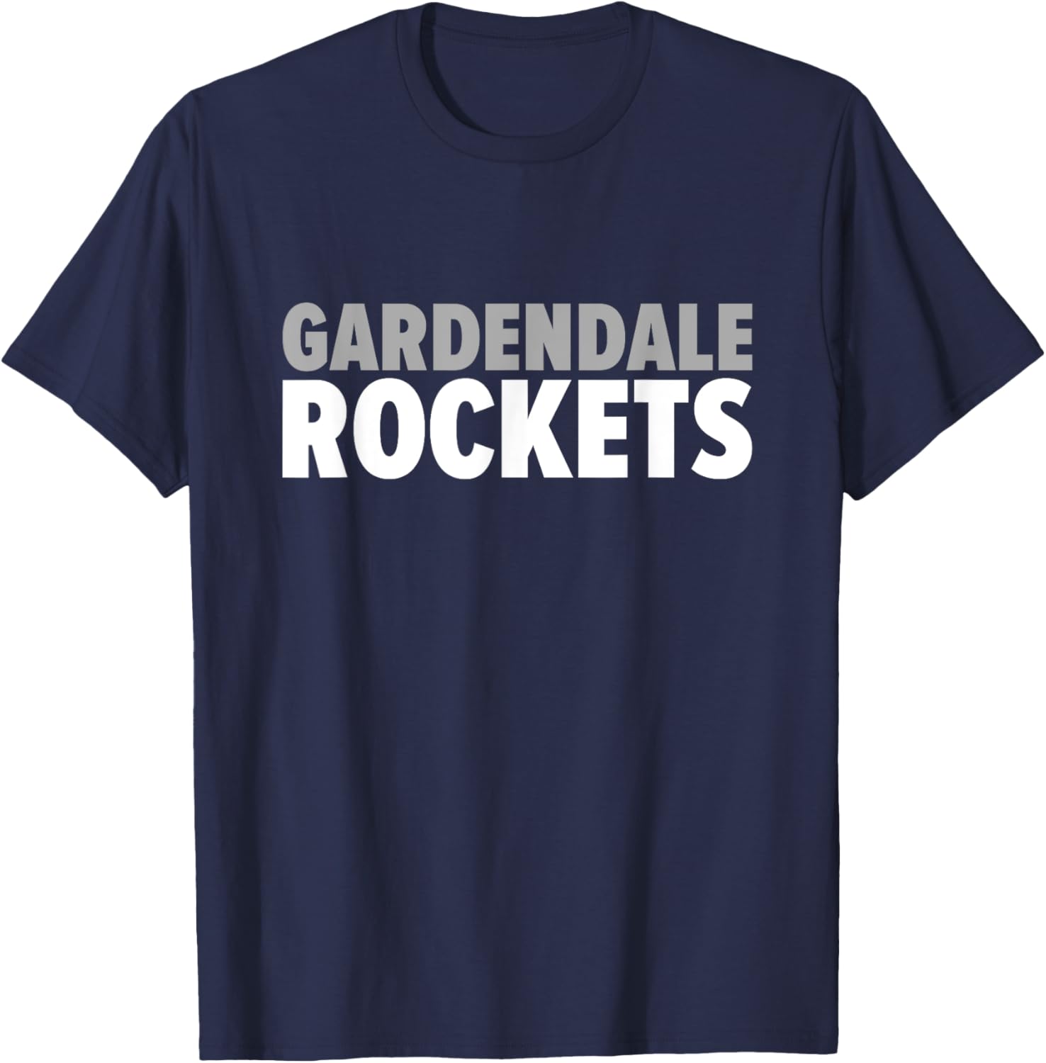 Gardendale Rockets Bold T-Shirt - T-Shirt | Navy