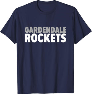 Gardendale Rockets Bold T-Shirt - T-Shirt | Navy