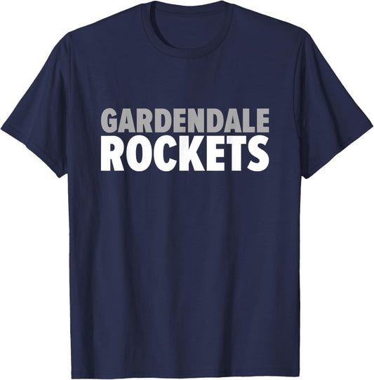 Gardendale Rockets Bold T-Shirt - T-Shirt | Navy