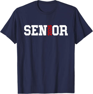 Senior 2026 Class of 2026 Seniors Graduation 2026 Senior 26 T-Shirt - T-Shirt | Navy