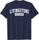 Livingstone College Arch Vintage Classic Design Gifts Men T-Shirt - T-Shirt | Navy