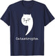 Sarcastic Cat Attitude Funny Castastrophe Grammar Nerd Joke Women Kids T-Shirt - T-Shirt | Navy