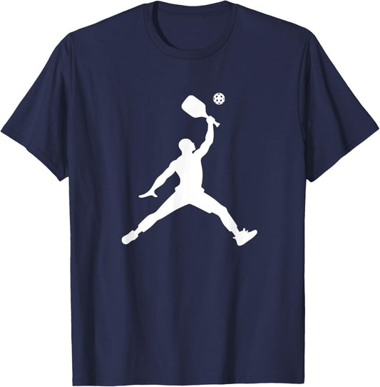 Jumping Man Pickleball T-Shirt - T-Shirt | Navy