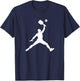 Jumping Man Pickleball T-Shirt - T-Shirt | Navy