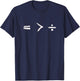 Equality is Better than Division Equal Rights Math Symbol T-Shirt - T-Shirt | Navy