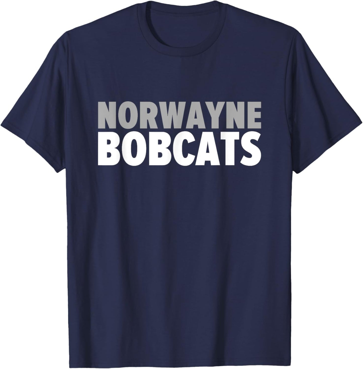 Norwayne Bobcats Bold T-Shirt - T-Shirt | Navy