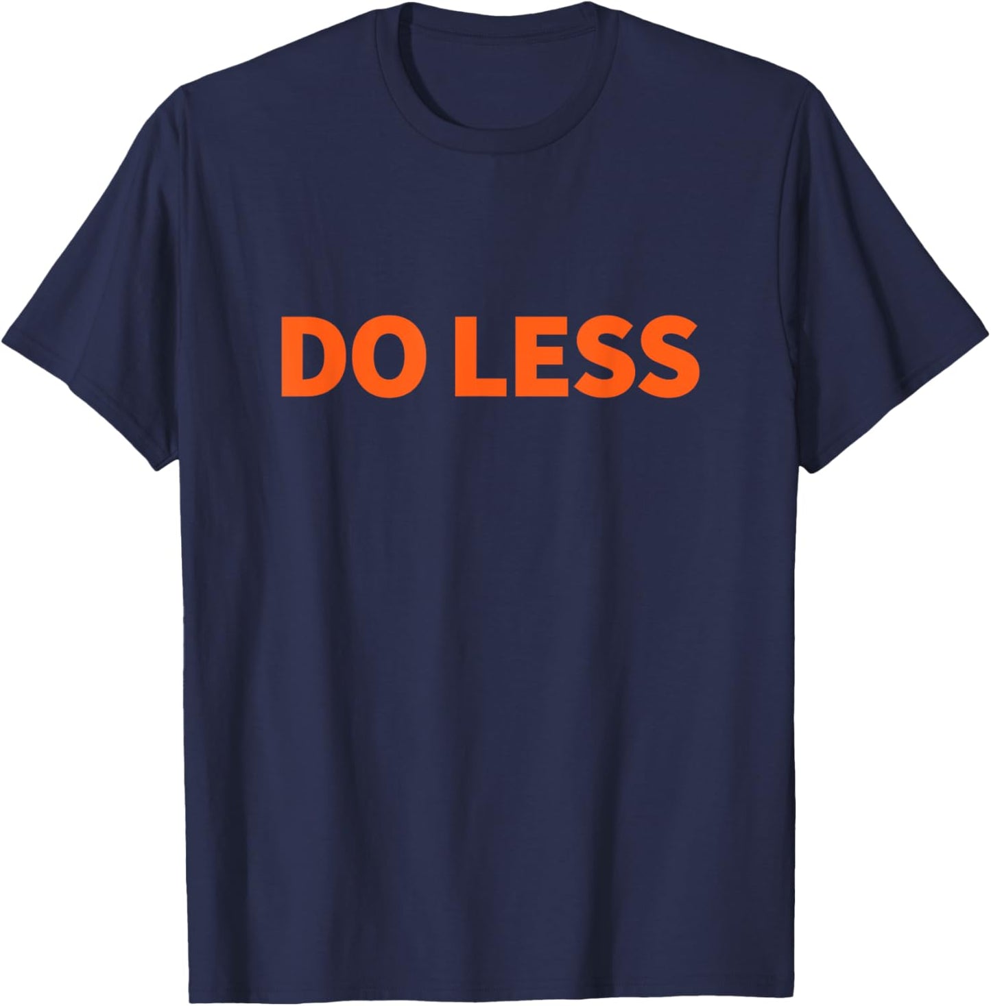 Do Less Minimalist T-Shirt - T-Shirt | Navy