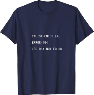Calisthenics.exe T-Shirt - T-Shirt | Navy