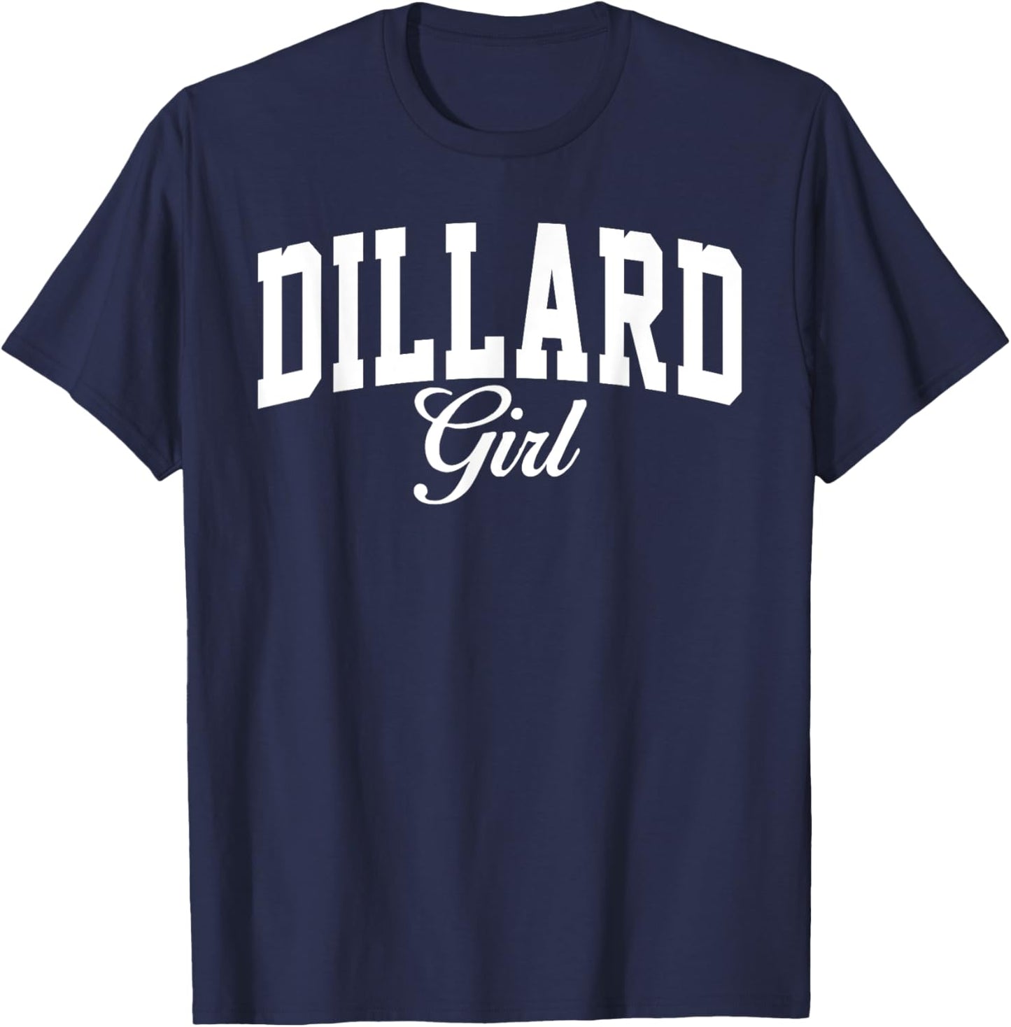 Dillard University Girl Arch Vintage Design Girls T-Shirt - T-Shirt | Navy