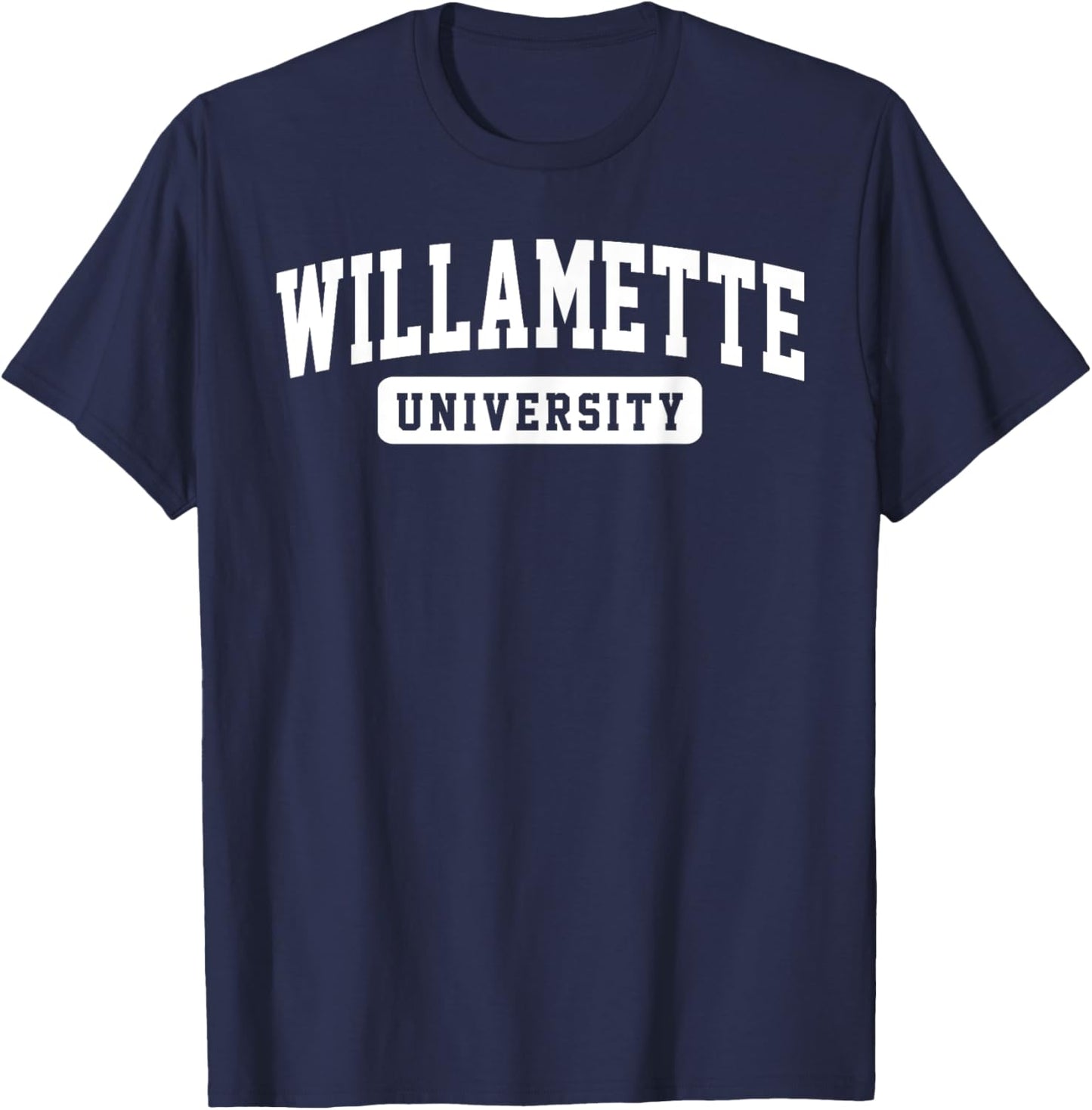 Willamette University Arch Vintage Classic Design Gifts Men T-Shirt - T-Shirt | Navy